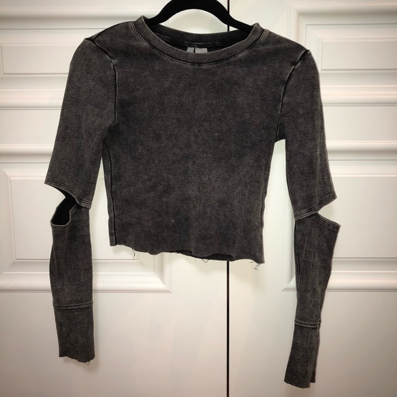 Divided Tops - Cropped jersey top